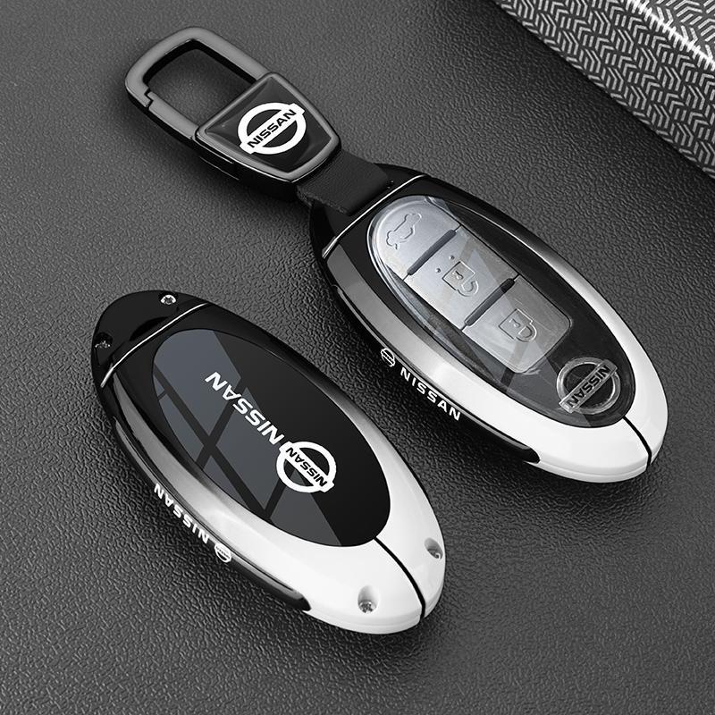 3 4 Buttons Remote Key Case Cover Shell Fob Holder Keychain For Nissan X-trail T33 Qashqai J12 Teana Altima Ariya 2022 2023