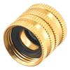 1Pcs 3/4" Female-To-Female Garden Hose Connector Two-Way Aluminium Alloy Hose Adapter Female Thread Quick Connector