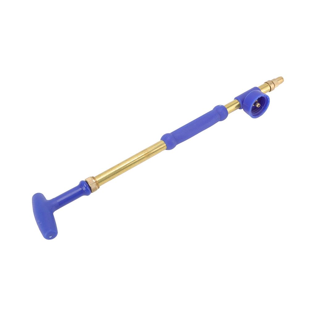 Garden Drink Bottle Manual Sprayer Plastic Copper 36.5mm Handheld Push Pull Single Head Atomizing Sprayer for Courtyard