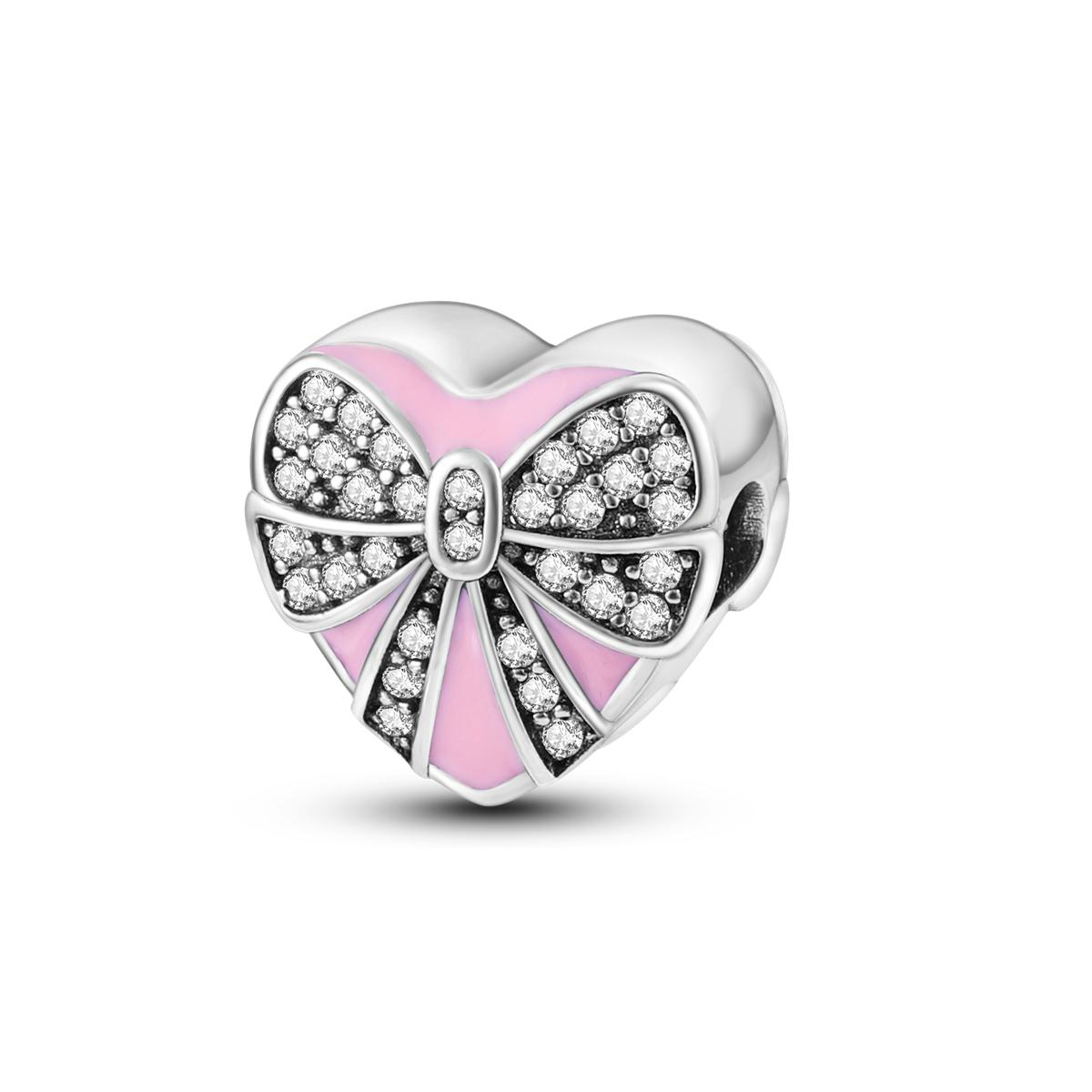 

Pink Charms Cute Lovely Beads Butterfly Perfume Girl Original Dangle Charms Fit Bracelet Pendant Making For Woman Jewelry