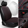 Pu Leather Car Seat Cover Universal Minimalism Soft Seat Cushion Protective Cover With Storage Pocket Car Interior Accessories