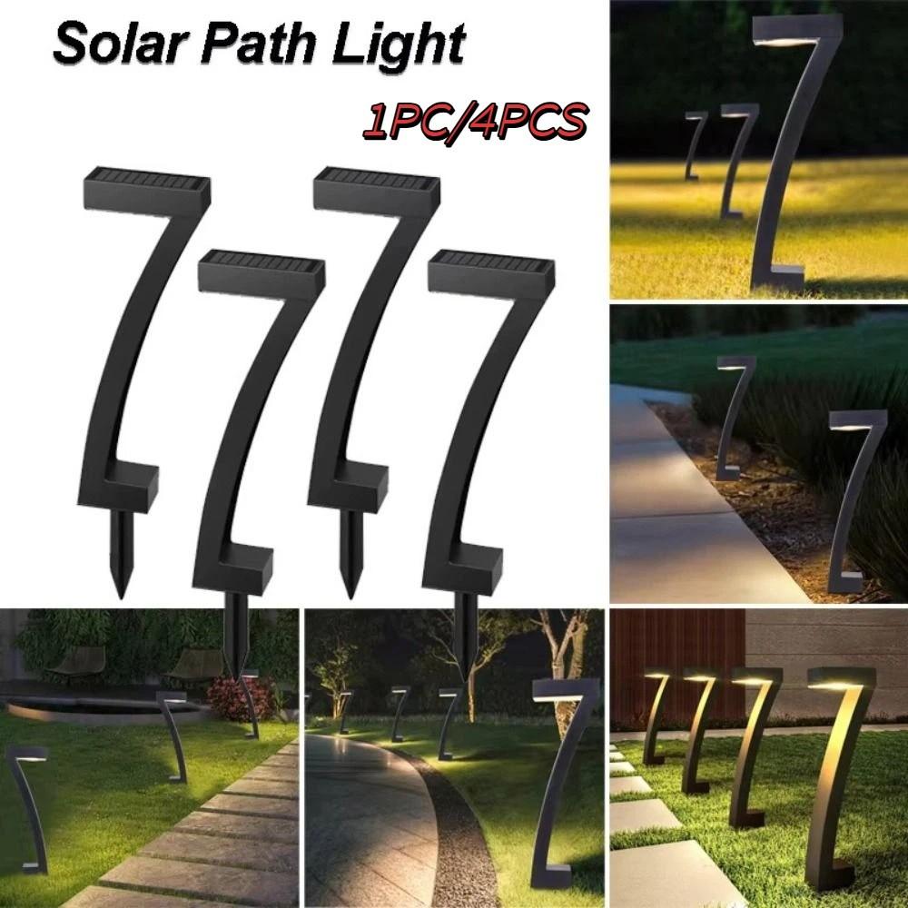 Brightness Solar LED Light Waterproof Path Lights Solar Power Garden Lights Driveway Lighting