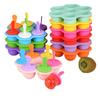 7-Cavity Silicone Ice Cream Mold Popsicle Maker with Handles Drip Tray DIY Food Grade Reusable Ice Pop Mold for Homemade Ice Cream, Juice, Smoothies