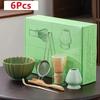4Pcs 7 Pcs/set Japanese Matcha Blender Set Bamboo Whisk Matcha Brush Teaspoon Kiln Tea Set Beverage Shop Tea-Making Tools
