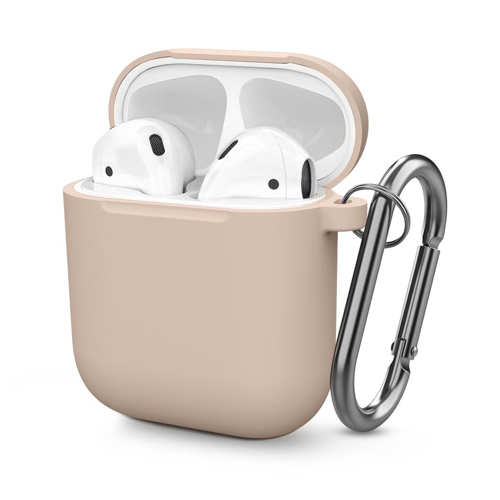 Silicone Cases For Airpods 1st 2nd Luxury Wireless Earphones Protective Cover Anti-drop Housing with Hook Headphone Accessories