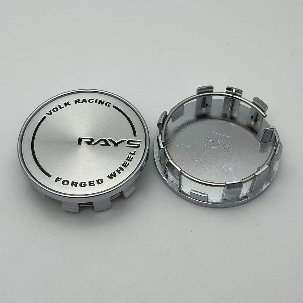 4pcs/Set O.D 54mm/I.D 50MM Rays Logo Emblem Car Wheel Center Rim Hub Caps Wheel Dust-proof Cover Car Fasion Styling Accessories