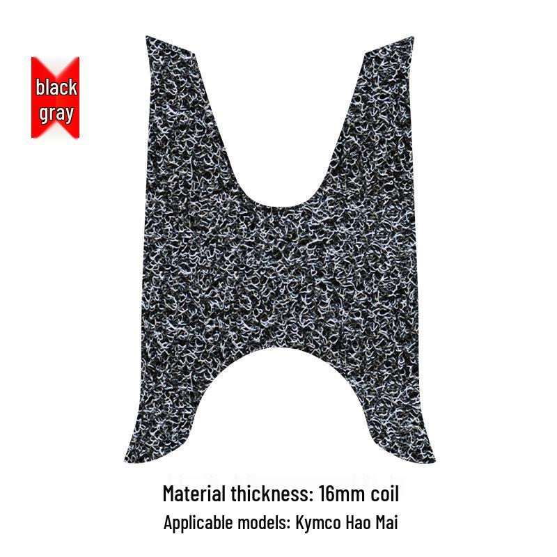 Compatible with Kymco Hao Mai GY6-125 Footrest Pad and Special Coil Mat for Electric Vehicle.