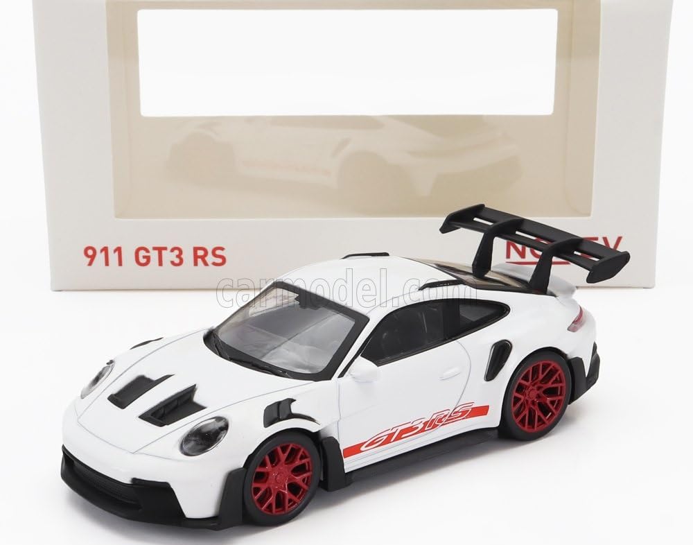 

Norev Porsche Mini Car 911 992 GT3 RS COUPE 2022 1/43 (Белый/Красный) [Элемент] белый