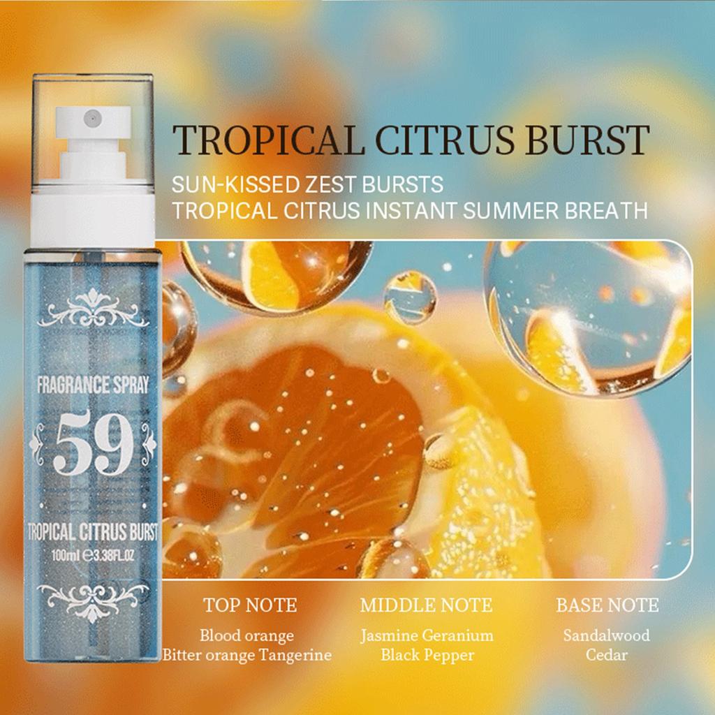 Perfume Spray, Digital Body Spray, Brazilian Long-lasting, Fresh And Elegant Hair Perfume Spray,100ML