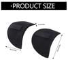 2 Pairs Breathable Shoulder Pads Soft Sponge Shoulder Pads 1cm Thickness Sewing Supplies Set-in Shoulder Pads