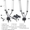 45W Flexible Double Arms LED Fill Light Beauty LED Ring Lamp Bi-Color Dimmable 3 light modes Photographic Selfie Lighting
