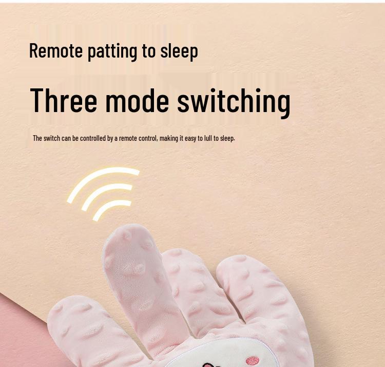 Baby Sleep Soothing Device: Electric Red Bean Anti-Startle, Anti-Gas Automatic Patting for Independent Sleep