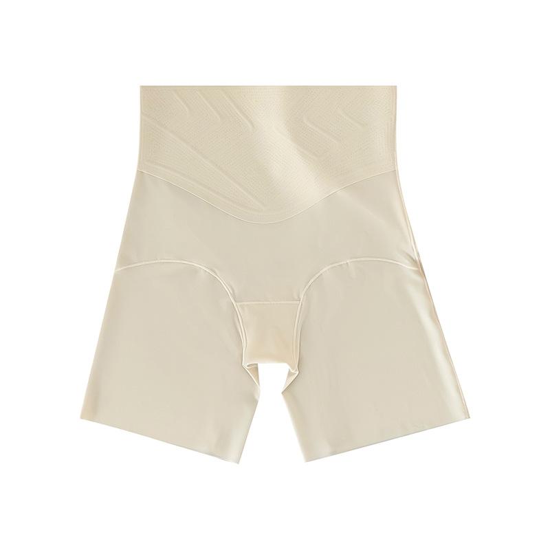 Ladies Summer Light Plastic Belly Lift Hip Ice Silk 10A Antibacterial Bottom Crotch Anti Slip Traceless High Waist Safety Underwear