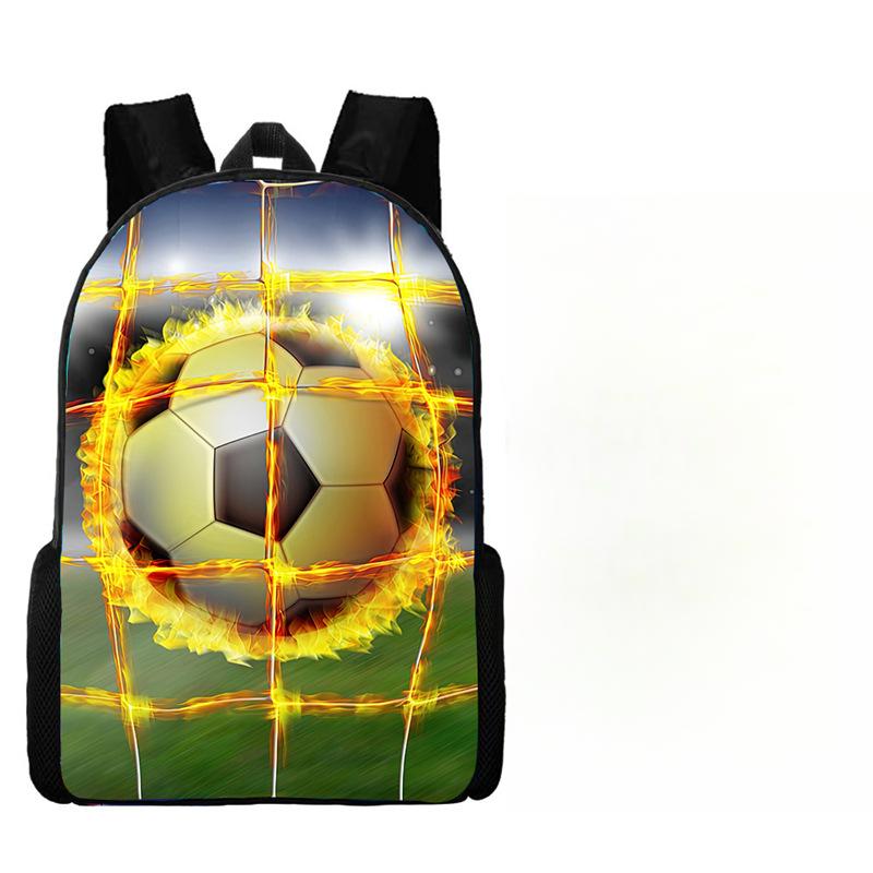 İlk ve Ortaokul Çocukları Erkek ve Kız Çocuklar için Futbol Okul Çantası Çift Omuz ve Sırt