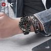 OPK 8128 Business Men’s Dress Wristwatch Fashion Waterproof Calendar Stainless Steel Luxury Classic Watch for Man