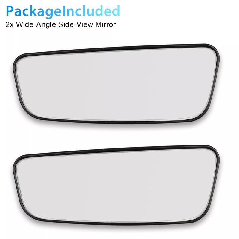 2Pcs Car Side Mirrors Blind Zone Mirrors 360 Degree Wide Angle Additional Spherical Dead Zone Mirrors On Regular