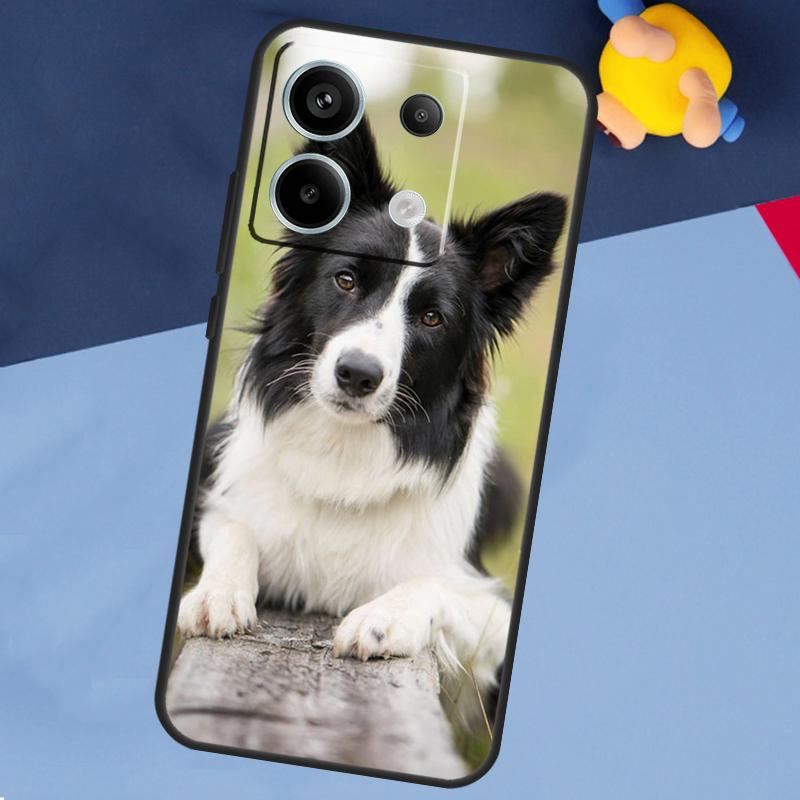 Border Collie Dog Phone Case For Xiaomi Redmi Note 13 11 9 10 12 Pro Plus 9S 10S 11S 12S 9C 10C 12C 13C Cover