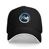 KM Football Soccer White & White Baseball Cap Casual Unisex Men Hip Hop Hats Adjustable Print Outdoor Gym Caps