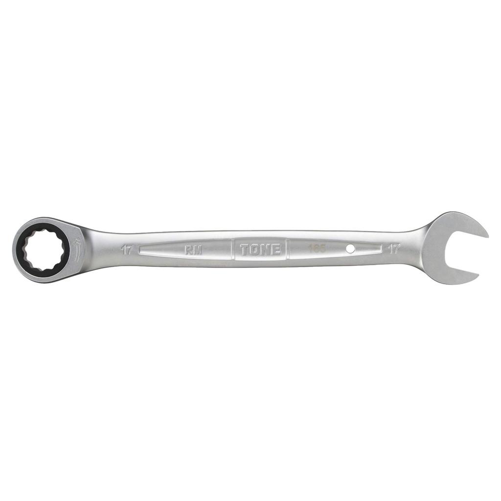 TONE Ratchet Combination Wrench 17mm Jaw Opening RM-17,