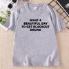 Cotton Alcoholic Beer TShirt Unisex Unisex Humor Short Sleeve TShirts Funny Round Neck Printed Tshirt Unisex Summer Drunk Tees