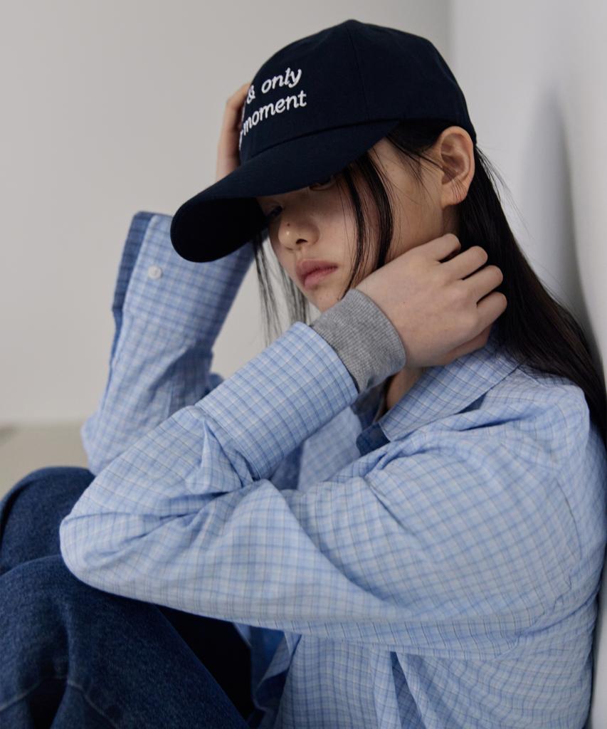 38COMEONCOMMON Comfy Over Check Shirts (Blue)