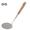Oil Filter Spoon Stainless Steel Fast Filtering Moisture Removal Ergonomic Design with Hanging Hole Heat-resistant Drain Scoop