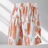 Heren Plus Size Abstracte Print 2-delige Outfit, Korte Mouw T-shirt & Cargo Short Set (5XL-12XL)