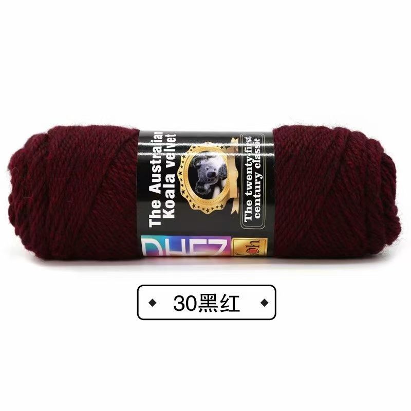 100G Wool Blended Koala Fleece Hand-knitted Medium Thick Yarn Rod Needle Thread Jacket Scarf DIY Knitting&Crocheting