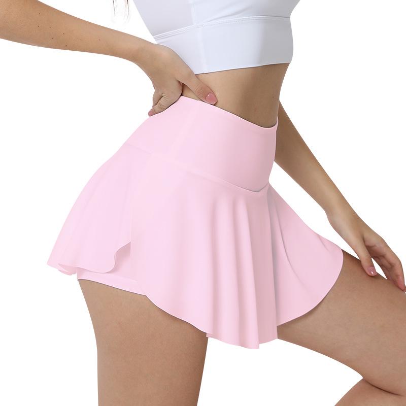 Sun Protection Pleated Sports Skirt for Running, Golf, Badminton & Tennis