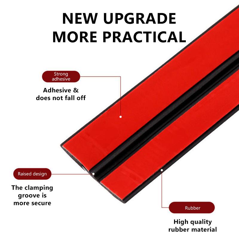 SEAMETAL Car Windshield Roof Seal Strip Rubber Auto Front Rear Window Edge Sealing Strips Waterproof Dustproof Protector Strips