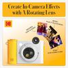 KODAK Smile+ 2-in-1 Digital Instant Print Camera & Wireless Bluetooth Photo Printer - 10MP, Special Effects Rotating Lens, Zink 2x3 Inch Adhesive Phot