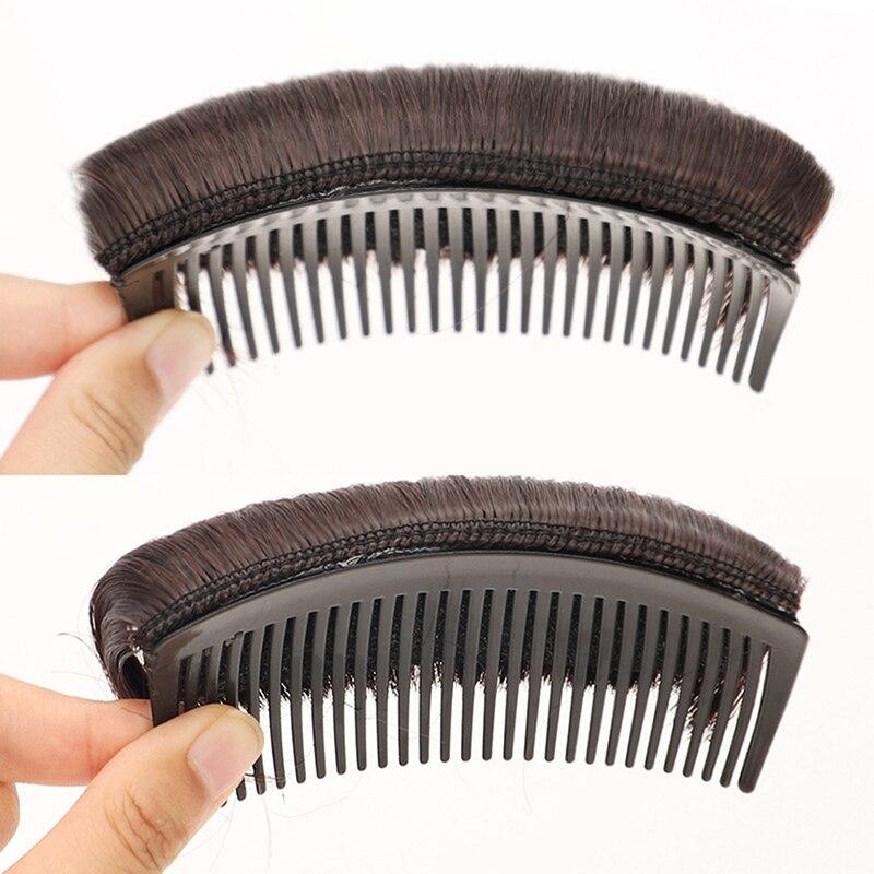 Women Invisible Fluffy Hair Pad for Female Cushion Stable Comfortable High Temperature Fiber Insert Comb Styling Accessories 1pc