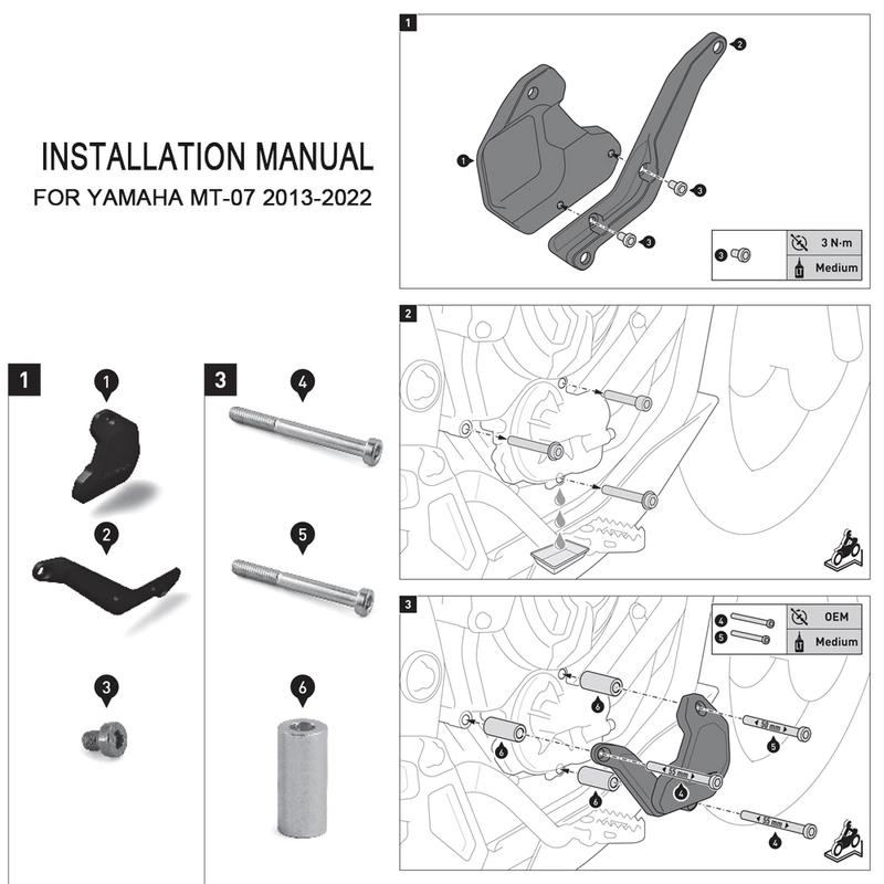 For YAMAHA TRACER 7 GT Water Pump Protection Cover Cooler Anti-Collision Block Tracer 700 / 7 GT Engine Protector 2016-2022