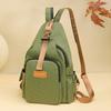 Leichte Brusttasche für Damen Kariert Mehrzweck-Rucksack