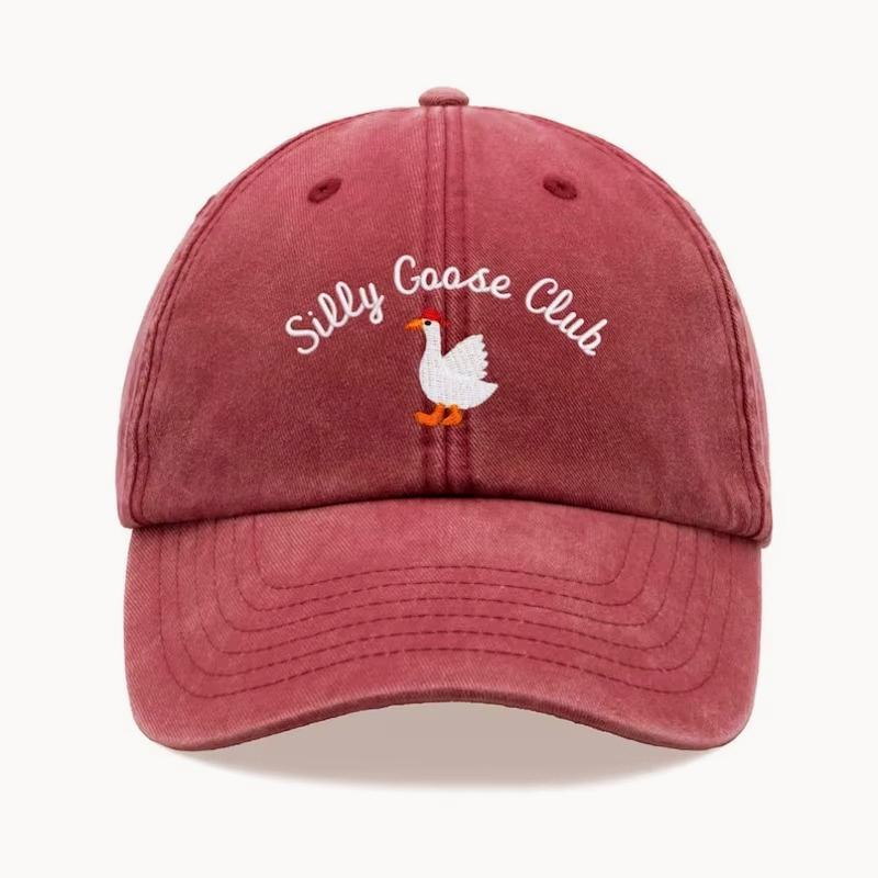 New  Vintage Soft-Top Baseball Cap With Chicken Print Adjustable Snap Washable Hat Suitable For Outdoor,Casual