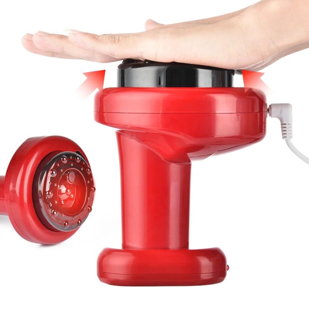 Electric Vacuum Cupping Body Massager Suction Scraping Cup Fat Burner 2 Levels Magnet Therapy Anti Cellulite Slimming Massager