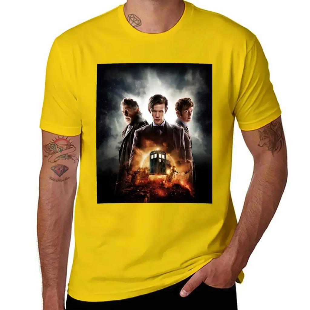 Day Of The Doctor T-Shirt Summer Clothes Sports Fans Boys Animal Print Plain T Shirts Men