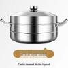 ZISIZ Stainless Steel Steamer Pot