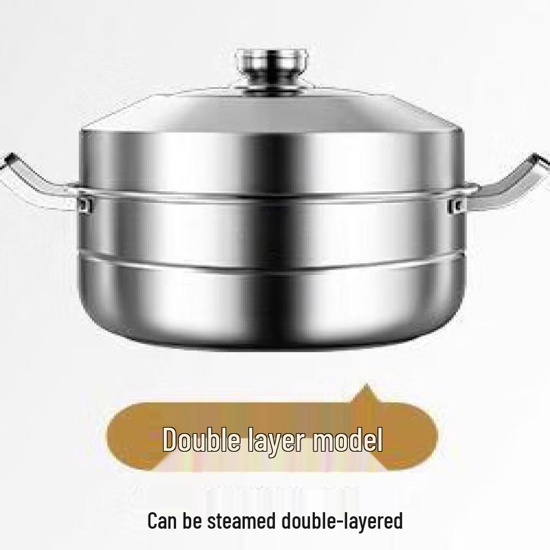 ZISIZ Stainless Steel Steamer Pot