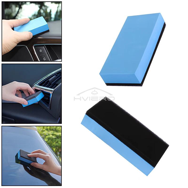 30Pcs Car Ceramic Coating Sponge Automobiles Glass Nano Wax Coat Applicator Pads Sponges for Auto Waxing Soft Polishing Clean