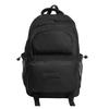 Schoolbag Junior high school college student large capacity backpack leisure short trip storage bag simple solid color trend backpack