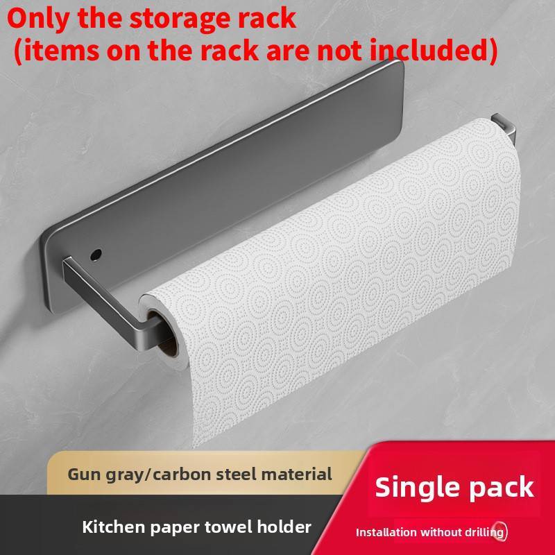 Kitchen Paper Towel Holder With No Drilling Magnetic Mount For Kitchen Storage And Organization