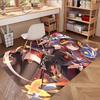 Genshin Impact Print Rug, Washable Floor Carpet, For Entryway Dorm Laundry Room Office Study, Home Decor Birthday Christmas Gift