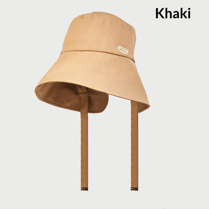 

Women S Outdoor Large Brim Ponytail Fishing Hat With Quick Drying And Sun Protection, Perfect For Beach Traveling And Cycling хаки