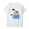 Hatsune Miku MIKU Co Branded Printed TShirt for Unisex and Unisex Anime Round Neck Summer Fashion Trend Short Sleeve
