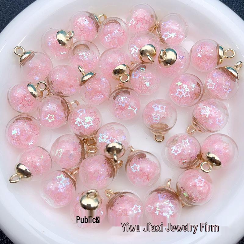 

Хрустальный подвесной шар «Звездный зыбучий песок» с блестками 16mm