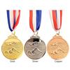 5cm Swimming Medal Competition Awards with Neck Ribbon Metal Winner Medals Gold/Silver/Bronze Medal for Sports Competition
