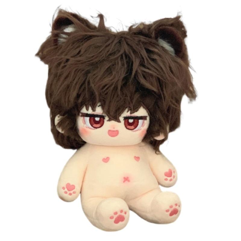 20Cm Anime Dazai Atsushi Plush Doll Stuffed Doll With Bones Chuuya Ranpo Character Cosplay Cotton Doll Plushies Birthday Gift