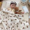 Soft Baby Bean Blanket Bear Printed Nap Sleeping Rug Cover Blanket for Infant  Bedroom