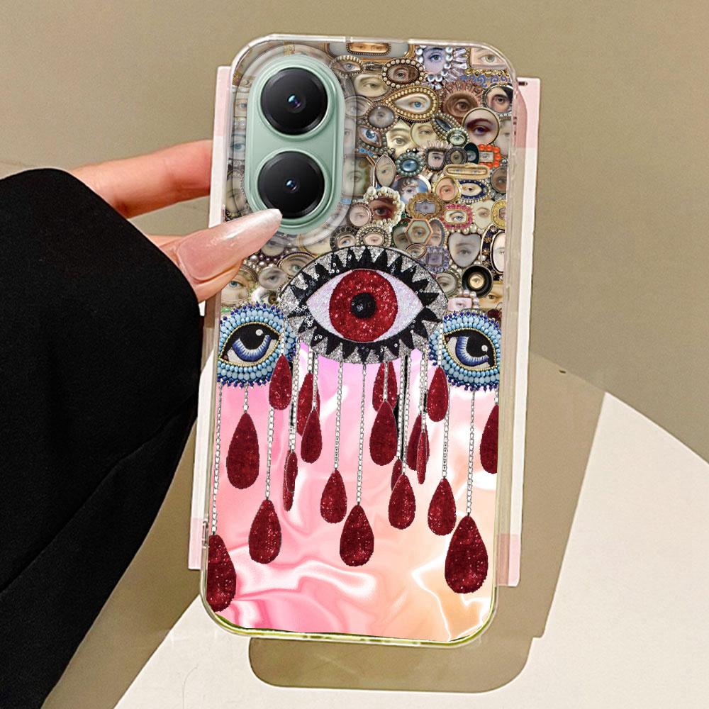 

Ретро Фиолетовое Лицо Солнце Звезды Чехол для Телефона для Xiaomi Poco X5 X7 M6 Pro X6 X3 Pro NFC C75 C71 C65 C61 M5S Задняя TPU Женская Девичья Крышка poco X5 5G белый